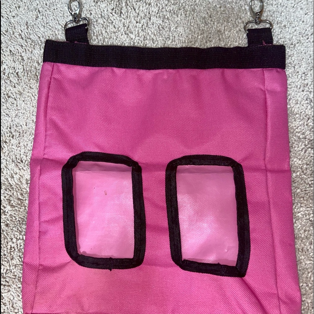 Pink Hay Feeder Bag